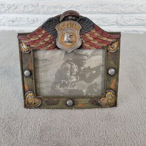 United States Army Military Picture Photo Frame 7"x5" Rainbow Free Standing S10E